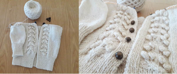 tricot perso Forest Berry jacket