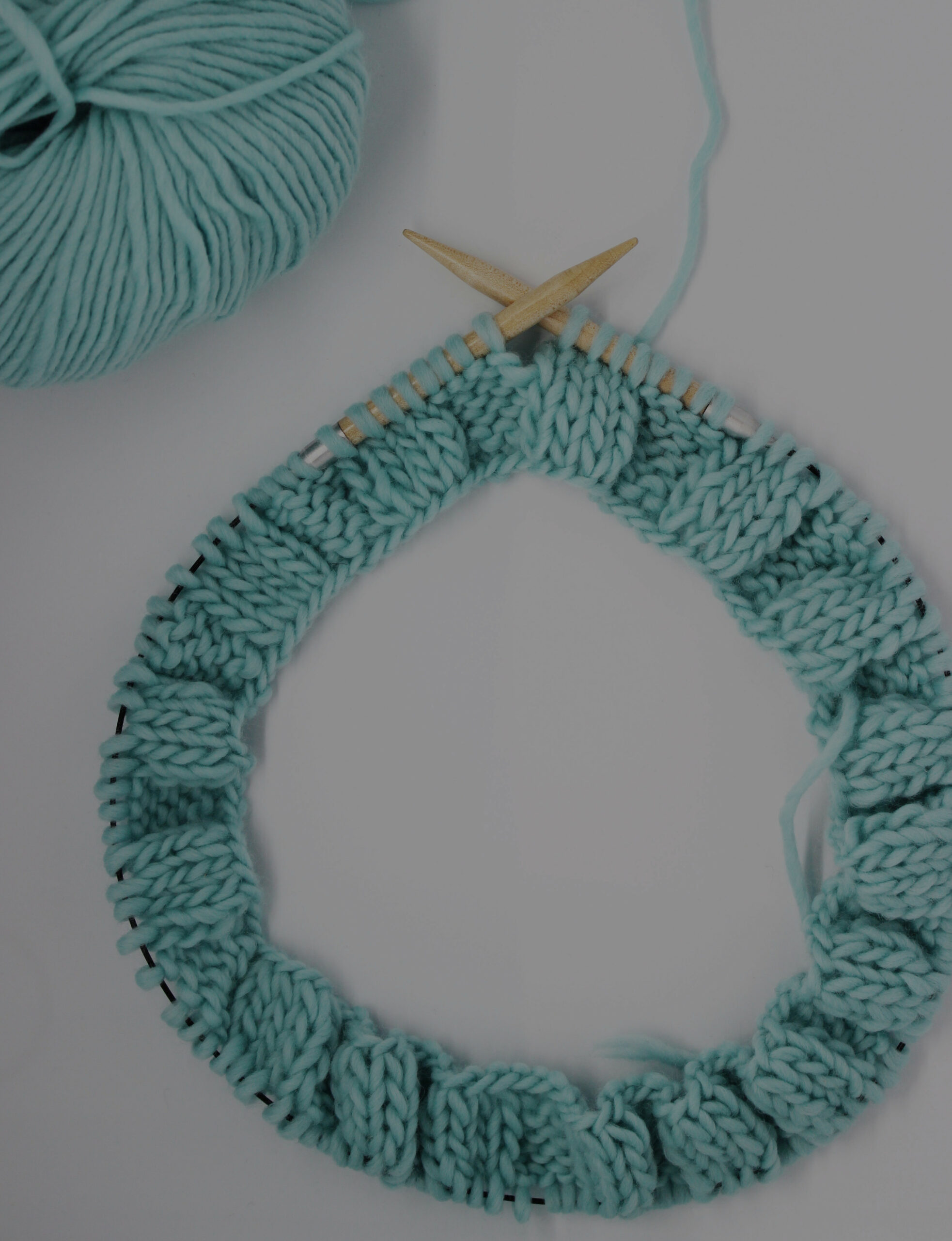 Je découvre le tricot en rond