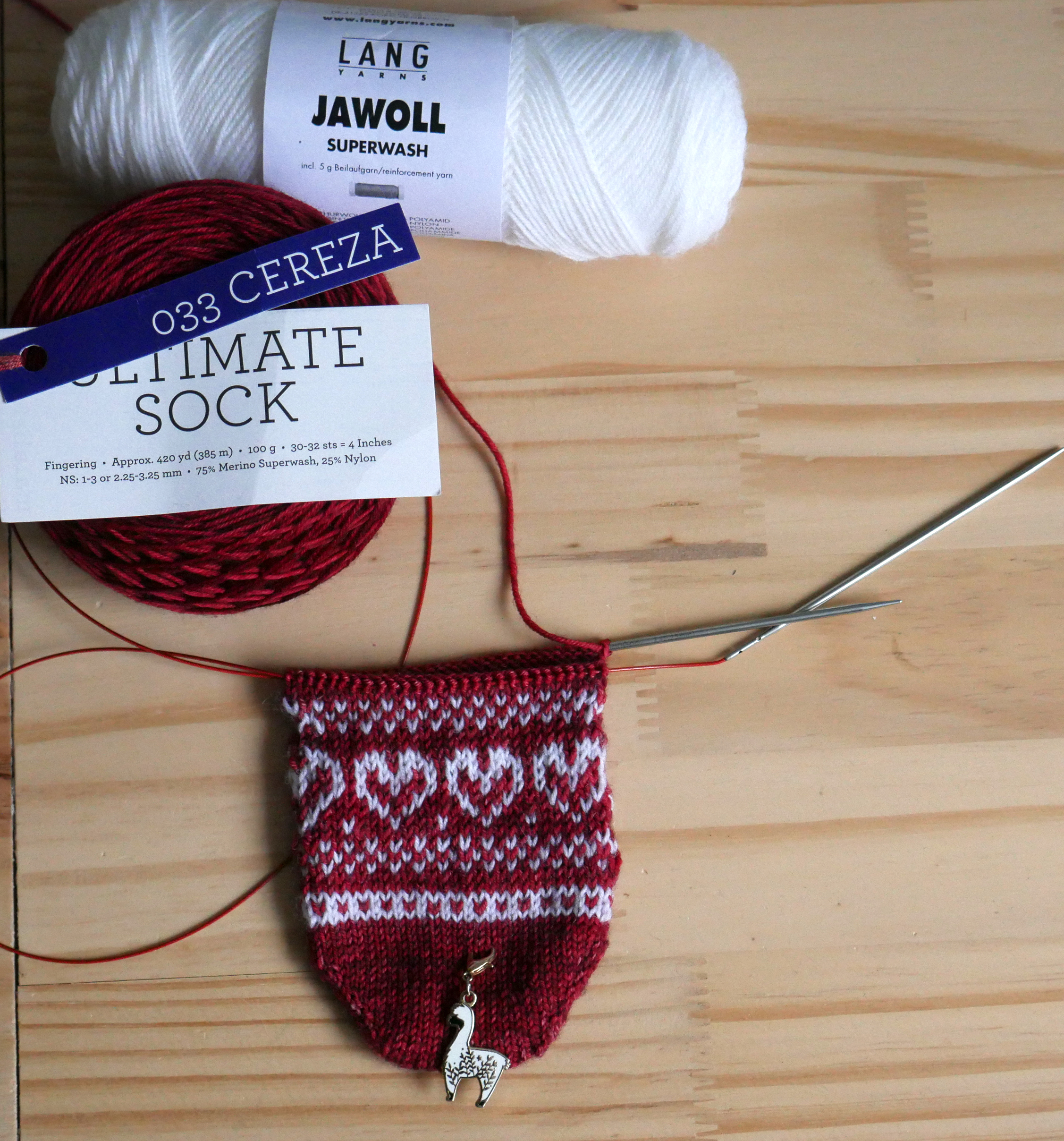 Les chaussettes en jacquard