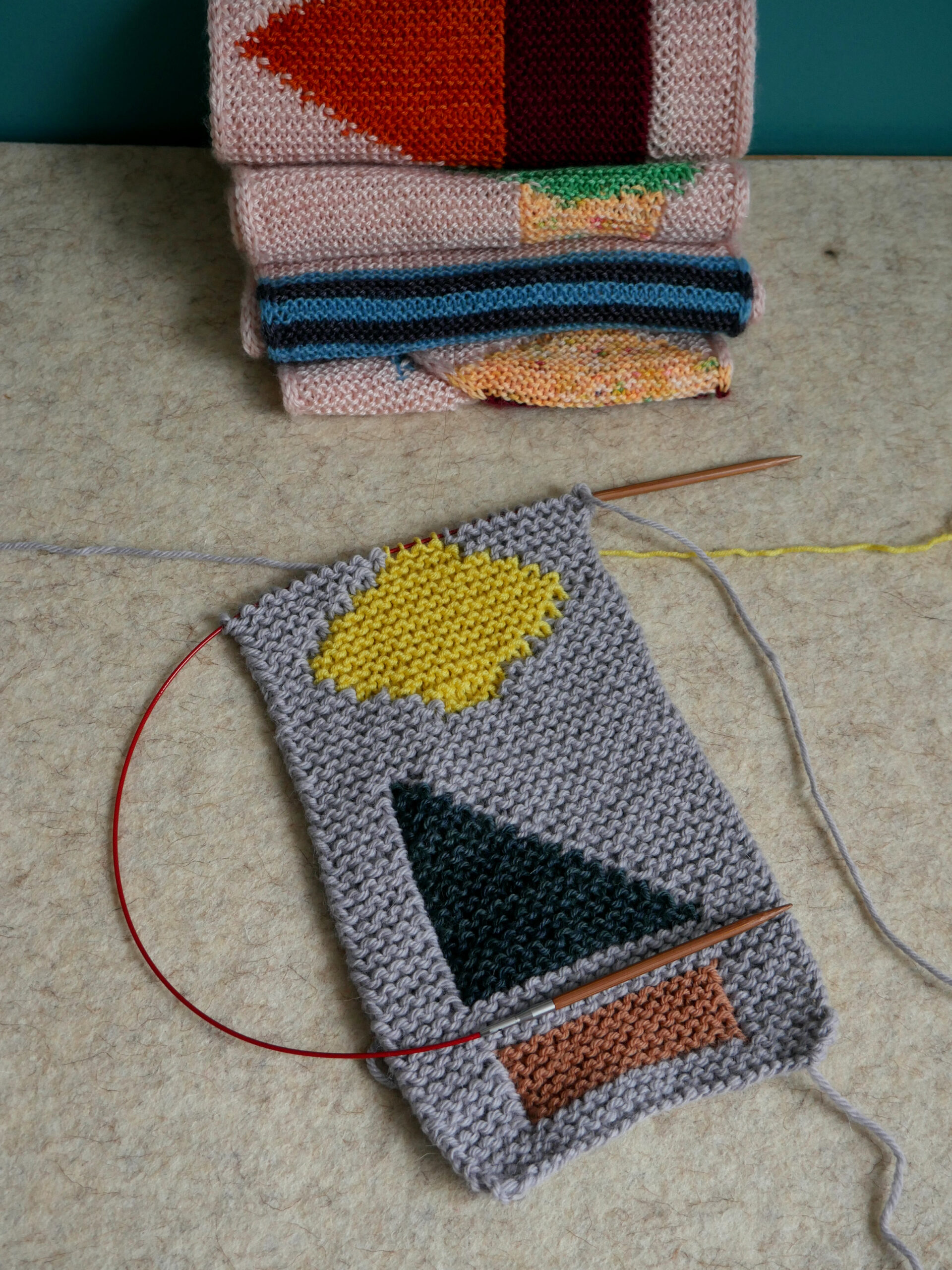 Knit-Eat workshop : Initiation au tricot Intarsia à plat