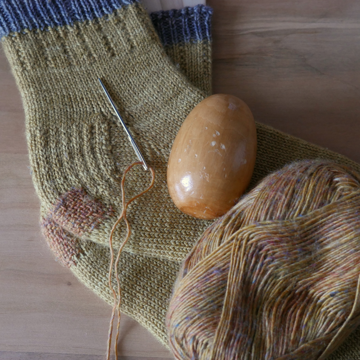 Le reprisage au tricot